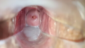 Intense Close-Up Van Ejaculatie In De Vagina Met Squirten En Clitoris Orgasme